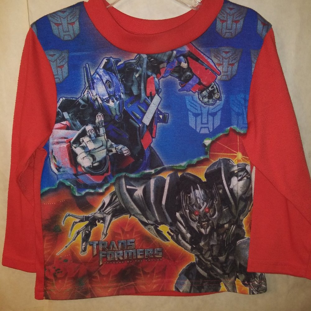 Trans Formers Pajama Top Size 3T